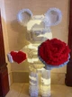Конструктор Мишка Bearbrick с подсветкой белый 7500 деталей 55 см Медведь - изображение 5