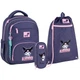 Шкільний набір Kite Education Kuromi (рюкзак, пенал, сумка) SET_HK26-773M - изображение 1