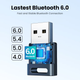 Bluetooth-адаптер Ugreen Bluetooth 6.0 CM748 USB передавач для комп'ютера ноутбука - зображення 4