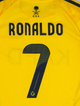 Форма футбольная детская Ronaldo (Роналдо) 7 Al-Nasr "Аль-Наср" сезон 2026 размер 22 рост 125-130 см, желтая с черным - изображение 10