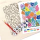 Набор для творчества экосумка-раскраска "Funny flowers" N0003647 размер 38х42 см - изображение 2