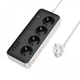 Фильтр питания Hoco AC21 2500W 3хU-4хP-1хC 2 м Black - изображение 2