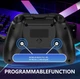 Беспроводной геймпад T-S102 Pro Bluetooth / 2.4G контроллер с вибрацией для Switch, PS3, PC, Android, iOS, Steam - Black - изображение 6