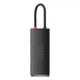 USB-хаб Baseus Lite Series 6-in-1 USB-C to 2xUSB 3.0 + HDMI + SD/TF + PD Port Black (WKQX050101) - изображение 2