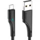 Кабель ESSAGER Rousseau USB 2.0 to Micro-USB 3A 1m Black (EXCM-LS01) - изображение 1