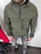 Анорак чоловічий з капюшоном на флісі Softshell хакі L 3749764s3 - изображение 10