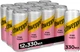Упаковка напитка безалкогольного Schweppes Pink Tonic 330 мл х 12 шт (5449000323903) - изображение 1