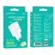 Мережевий зарядний пристрій Borofone BA81A Speedy Charger 1 Type-C PD20W (5V/3A, 9V/2.22A, 12V/1.67A) White - зображення 2