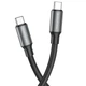 Кабель USB Borofone BX82 60W Type-C to Type-C Чорний - изображение 1
