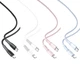 Кабель USB XO NB-Q226B 60W Silicone two-color Type-C to Type-C Рожевий - изображение 2