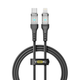 Кабель для зарядки и обмена данными USB YOKI YK-CY23 CYBER Series Type-C to Lightning 30W (3A/10V) 1.2m Черный - изображение 11