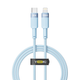 Кабель для зарядки и обмена данными USB YOKI YK-ST41 STYLE Series Type-C to Lightning 30W (3A/10V) 1.2m Blue - изображение 7