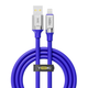 Кабель для заряджання та обміну даними USB YOKI YK-UL61 ULTRA Series USB/Lightning 12W (2.4A/5V) 1.2m Blue - зображення 9
