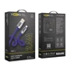 Кабель для заряджання та обміну даними USB YOKI YK-UL61 ULTRA Series USB/Lightning 12W (2.4A/5V) 1.2m Blue - зображення 10