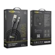 Кабель для зарядки и обмена данными USB YOKI YK-LE17 LED Series USB/Lightning 12W (2.4A/5V) 2m Black - изображение 7