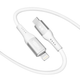 Кабель для зарядки и обмена данными USB YOKI YK-SO15 SOLID Series Type-C to Lightning 30W (3A/10V), 1.2 метра, Белый - изображение 11