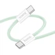 Кабель USB Hoco X104 Source 60W Type-C to Type-C 2m Зелений - изображение 1