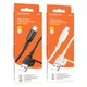 Кабель для зарядки USB Borofone BX91 з гачком USB/Type C 3A 1m White - зображення 2