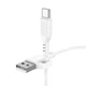 Кабель для зарядки USB Borofone BX91 з гачком USB/Type C 3A 1m White - зображення 4
