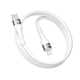 Кабель для заряджання USB Ridea RC-XS51 X-Silicone Type-C to Lightning 30W (10V/3A) 1.2m Білий - зображення 3