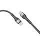 Кабель для зарядки USB Ridea RC-XS51 X-Silicone Type-C to Type-C 60W (20V/3A) 2m Черный - изображение 4