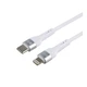 Кабель для заряджання USB Ridea RC-XS51 X-Silicone Type-C to Lightning 30W (10V/3A) 1.2m Білий - зображення 7