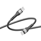 Кабель для зарядки USB Ridea RC-XS51 X-Silicone Type-C to Type-C 60W (20V/3A) 2m Черный - изображение 6