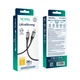 Кабель USB Ridea RC-US42 UltraStrong Type-C to Lightning 30W 2m Чорний - зображення 2