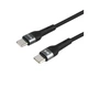 Кабель для зарядки USB Ridea RC-XS51 X-Silicone Type-C to Type-C 60W (20V/3A) 1.2m Черный - изображение 7