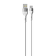 Кабель для зарядки USB Ridea RC-XS51 X-Silicone USB/Type C 60W (20V/3A) 1.2m Белый - изображение 1