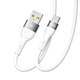 Кабель для зарядки USB Ridea RC-XS51 X-Silicone USB/Type C 60W (20V/3A) 1.2m Белый - изображение 5