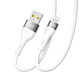 Кабель USB Ridea RC-XS51 X-Silicone Lightning 12W 1.2m Бiлий - зображення 6