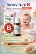 Innovitum B XL (Инновитум B XL) — Витамины группы B6, B9, B12 в каплях для детей и новорожденных, фолиевая кислота, 7 мл - изображение 1