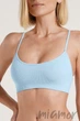 Бюстгальтер-Топ в рубчик GIULIA CAMI TOP RIB SPUN SUGAR S/M Світло-блакитний - зображення 1