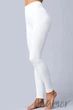 Легінси в рубчик з пуш-апом INSECRET Leggings RIBBED Push-Up White S/M Білі - зображення 1