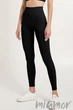 Леггинсы бесшовные с Push-up эффектом Giulia LEGGINGS SHAPE Black S/M Черные - изображение 1