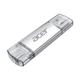 Флеш память Acer UT300 256GB Серый металл USB 3.2 Gen 1 Dual Drive Type-C и Type-A для смартфона ноутбука и ПК (UT300-256GB) - изображение 2