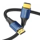 Кабель Vention HDMI M - M 1,5 м V2.1 8K 60 Гц обплетення Aluminum Alloy Blue (ALGLG) - зображення 2
