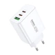 Зарядний пристрій REMAX RP-U123 Kiddy Series PD40W QC4.0 3-port White - зображення 1
