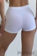 Трусики-шорти безшовні в рубчик Giulia Boxer briefs RIB White S/M Білі - зображення 3