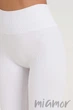 Велосипедки-шорти безшовні в рубчик GIULIA TRACKS RIB SHAPE White S/M Білі - зображення 2
