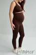 Леггинсы для беременных бесшовные InSecret Leggings Mama CHICORY COFFEE L/XL Темно-коричневі - изображение 1