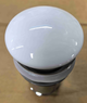 Донный клапан для раковины Koer PW-07-11 1 1/4'' с переливом автоматический СLICK-СLACK (Белая рулям.н - изображение 2