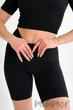Велосипедки бесшовные в рубчик InSecret Tracks Ribbed Basic Black S/M Черные - изображение 2
