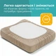 Набор наволочек IDEIA трикотажная для ортопедических и анатомических подушек бежевые 60х40х16 см 2 шт (4823133301327) - изображение 6