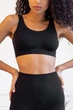 Топ на широких бретелях бесшовный InSecret Top Basic BLACK S/M Чёрный - изображение 2