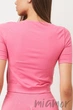 Tоп бесшовный с короткими рукавами Giulia Top Crop T-Shirt BUBBLEGUM L/XL Розовый - изображение 3