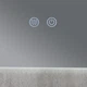 Дзеркало Qtap Taurus (TA1) 800×600 мм з LED-підсвічуванням Touch, з антизапотіванням, з димером, рег. темп. кольори (3000-6500K) QTTAU8006004895 - зображення 4