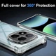 Чехол WXD на POCO M8 (5G) / чехол для смартфона с усиленными углами / (прозрачный) - изображение 2