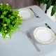 Скатертина водовідштовхуюча ТЕП "Aquastop" Light Grey, 150x150 - изображение 4